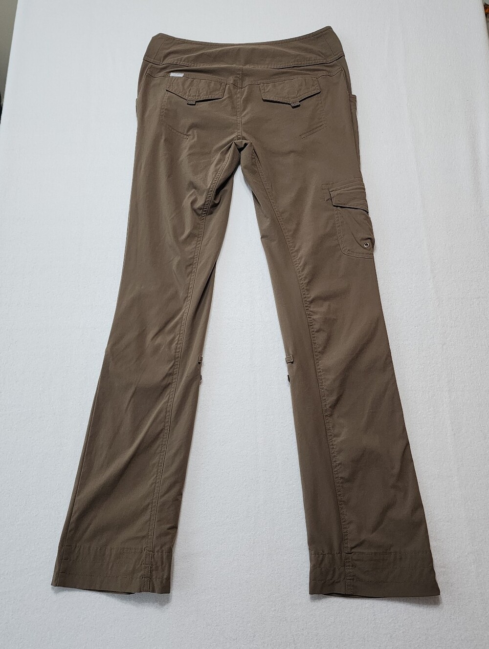 Columbia Omni Shield Hiking Cargo Pants Women’s 4 Brown Outdoor Trail - Picture 11 of 14